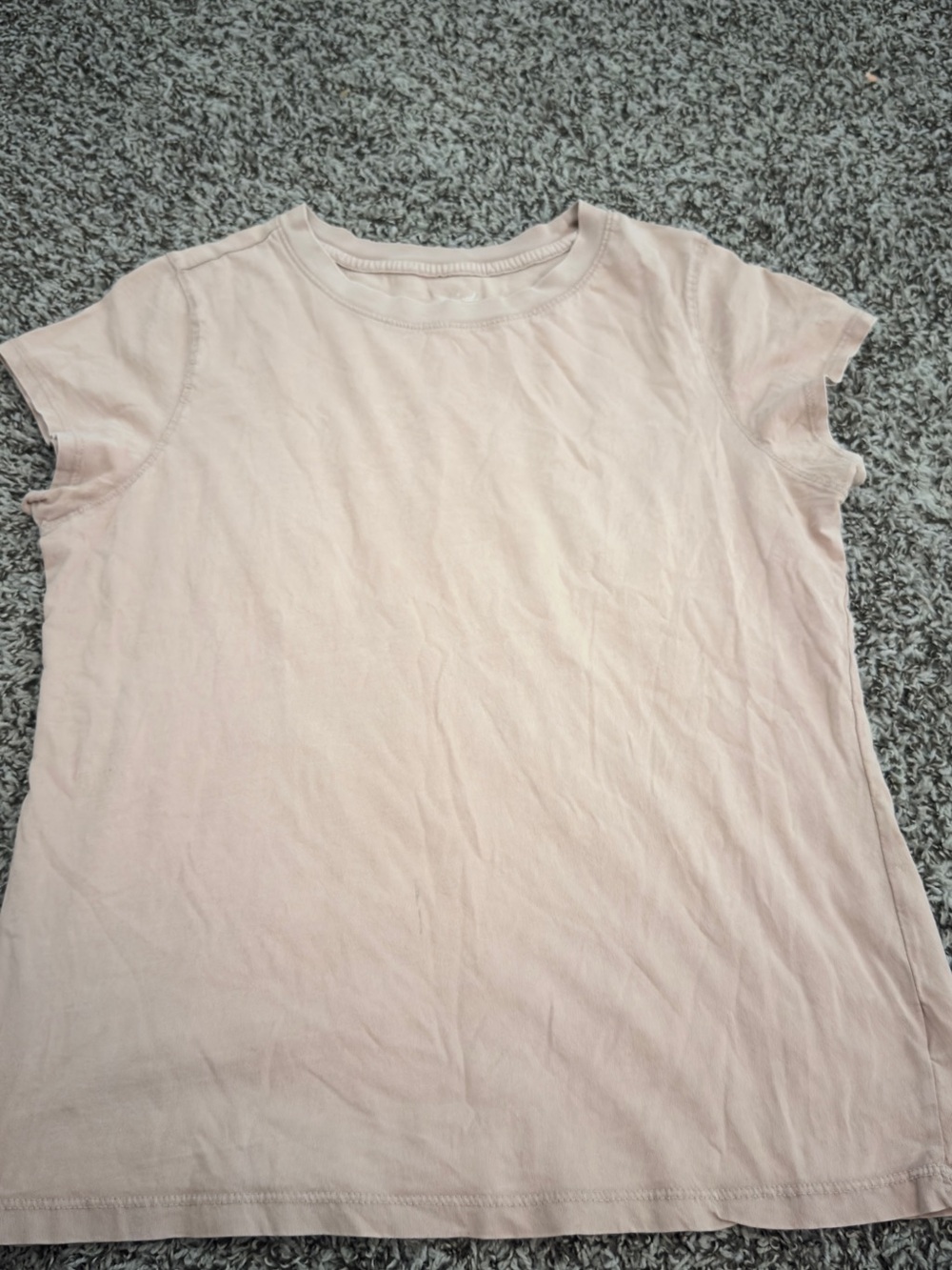 Universal Thread Short Sleeve Crewneck Tee - Light Pink